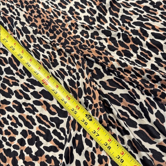 Vintage Silky Leopard Print Vanity Fair Maxi Slip Dress Chemise Slinky Gown - Picture 9 of 16